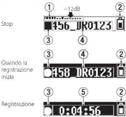 TASCAM DR10C - Frmare la registrazione - 1