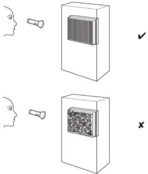 TROTEC AirgoClean 10 E - Contrôle visuel de l'intérieur de l'appareil pour déctector des encrasements - 1