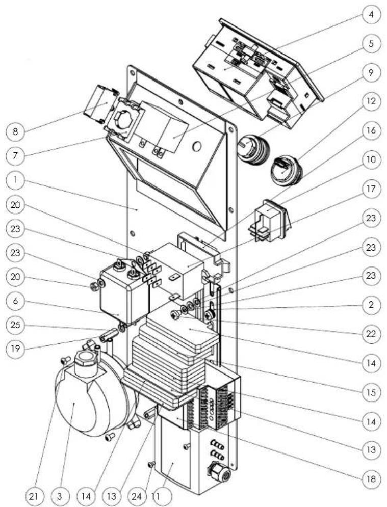TROTEC TAC M II - Platine de commande Info - 2