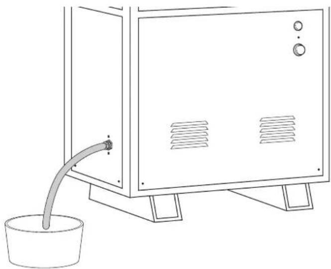TROTEC DH 145 SH - Pose du tuyau d'évacuation de l'eau de condensation - 2