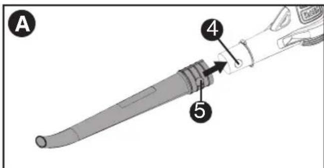 BLACK & DECKER LSW221 - TUBE ASSEMBLY - 1