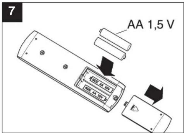 7 AA 1,5 V