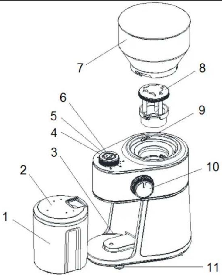 SUNTEC KML8540 design pro - Components - 1