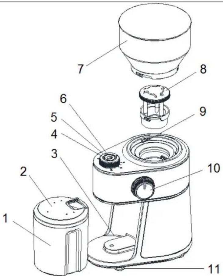 SUNTEC KML8540 design pro - Components - 1