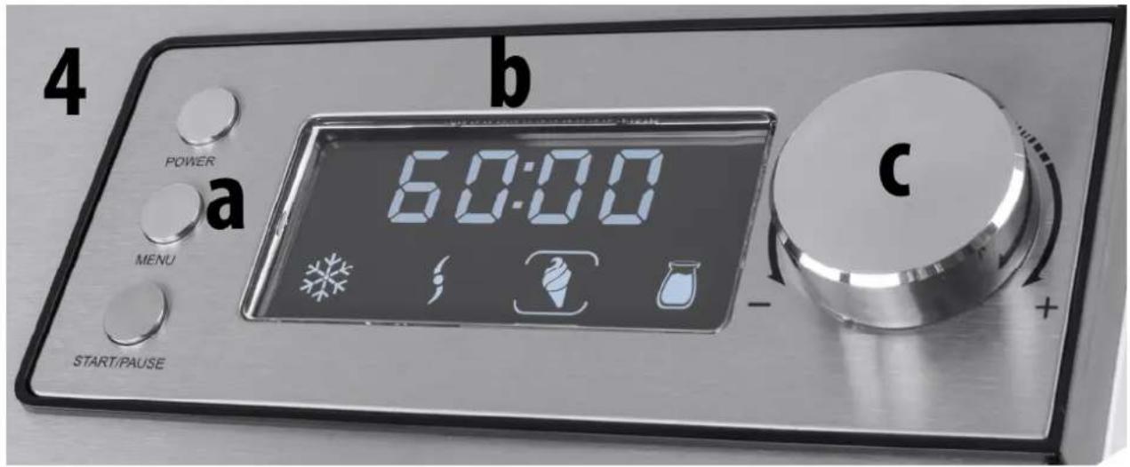 CASO IceCreamer 3298 - Bedienfeld - 1