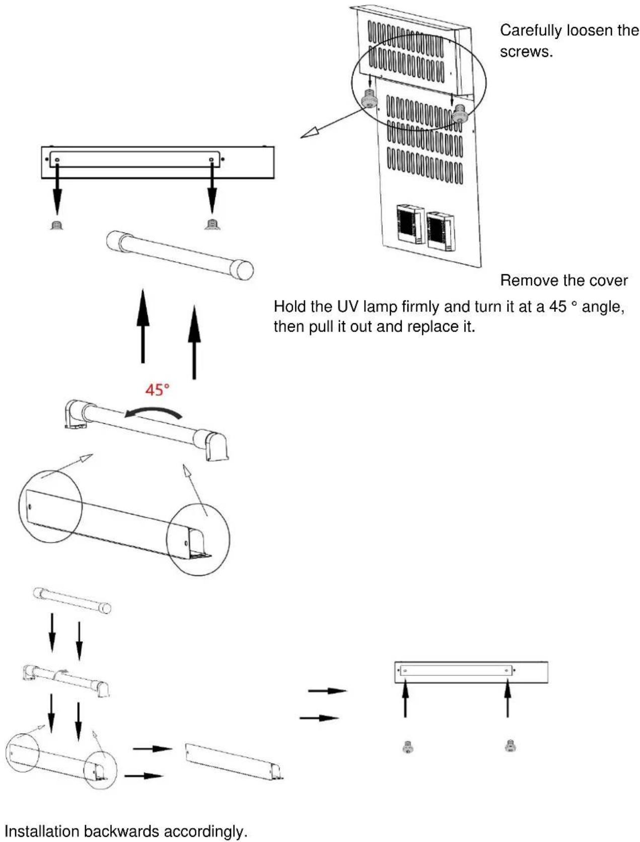 CASO DryAged Master 380 Pro - Changing the UV lamp - 1