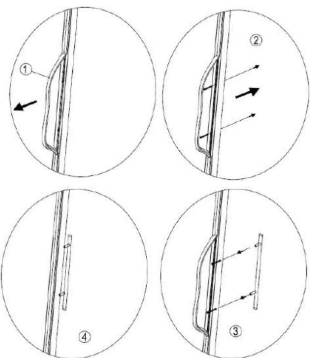 CASO DryAged Master 380 Pro - The handle installing - 1