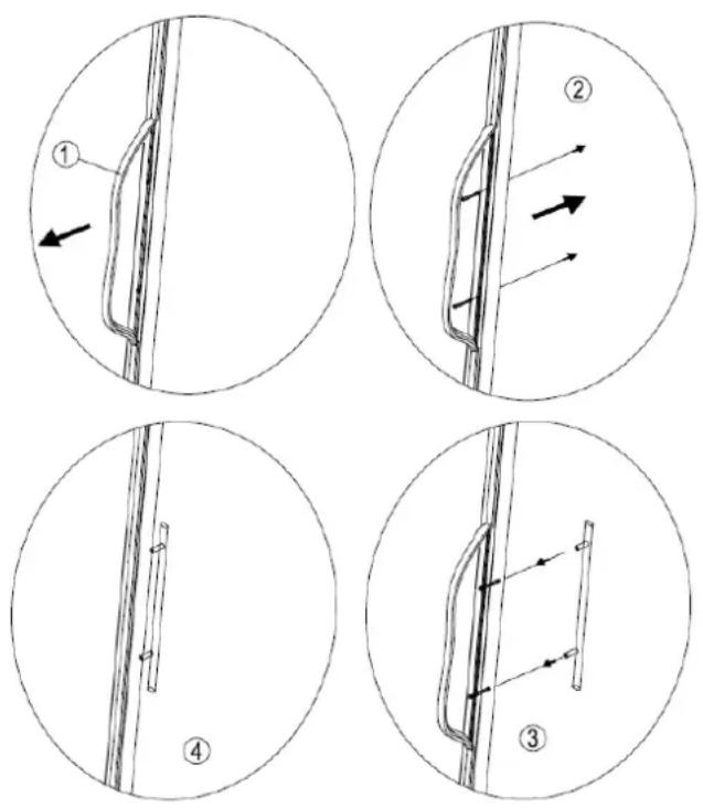CASO DryAged Master 125 - The handle installing - 1