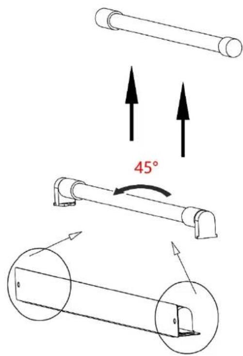 CASO DryAged Master 125 - Sustitución de la bombilla de la lámpara de luz ultravioleta - 2