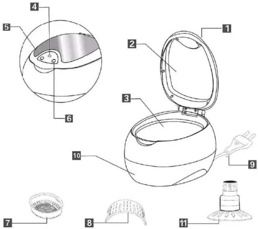 CASO UltraSonicClean Disc - Vue d'ensemble - 1