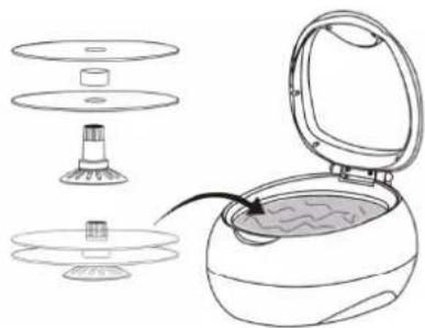 CASO UltraSonicClean Disc - Soporte de CD - 1