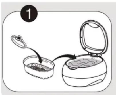 CASO UltraSonicClean Disc - Plastic mandje - 1