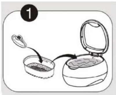CASO UltraSonicClean Disc - Plastikkorb - 1