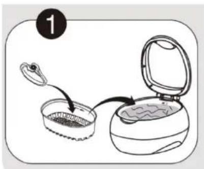 CASO UltraSonicClean Disc - Corbeille en plastique - 1