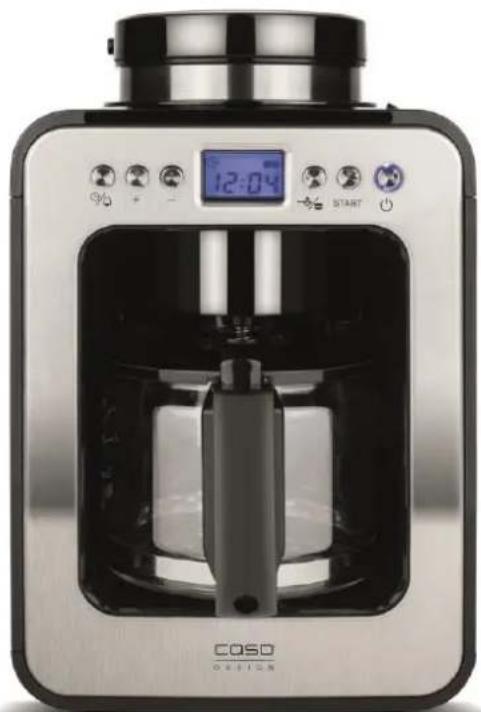CASO Coffee Compact 1848 - Elektrische Kaffeemaschine mit Mahlwerk Coffee Compact electronic - 1