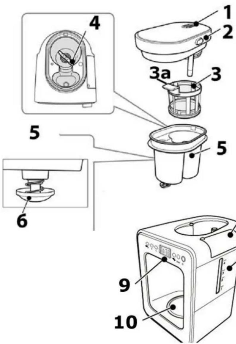 CASO Coffee Compact 1848 - Schéma - 1
