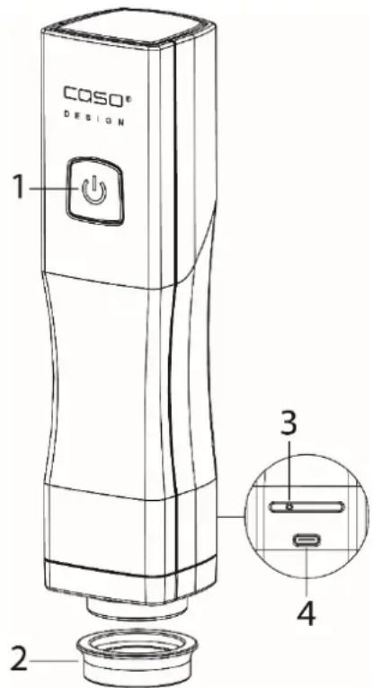 CASO Vacu OneTouch EcoSet 1169 - Opladen van de accu - 1