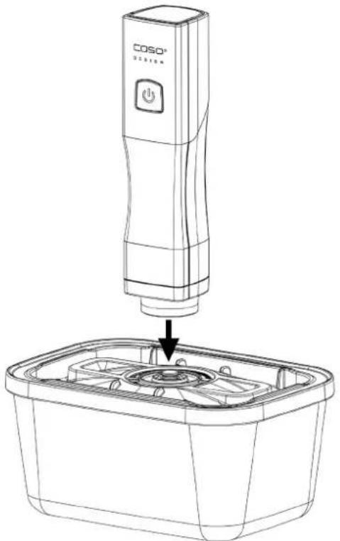 CASO Vacu OneTouch EcoSet 1169 - Hacer el vacio en un recipiente (Solo como parte del kit 1169) - 1