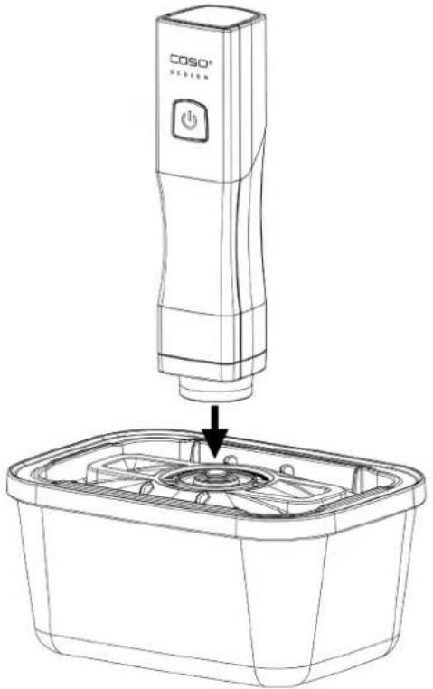 CASO Vacu OneTouch EcoSet 1169 - Vacuum a canister (only included in set 1169) - 1