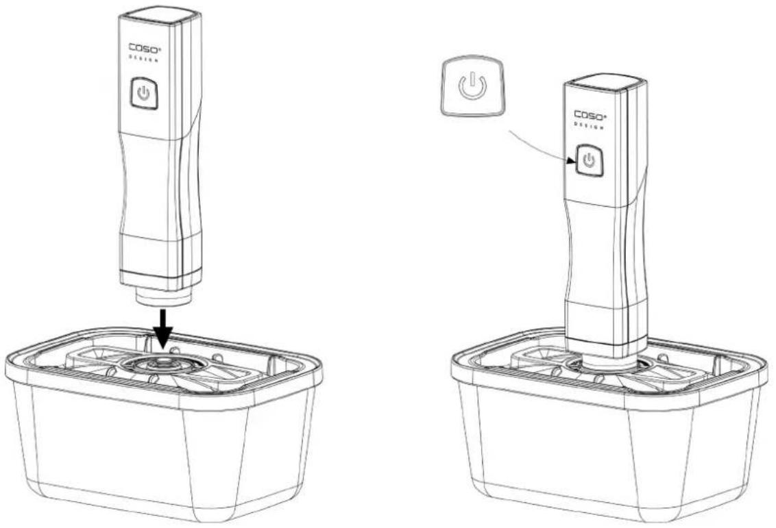 CASO Vacu OneTouch 1301 - Vacuum a canister (only included in set 1169) - 1