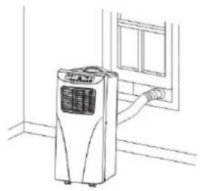 SUNTEC Klimatronic Freeze 7.000+ - Installation des Abluftschlauches, Abb. 2 und 3 - 1