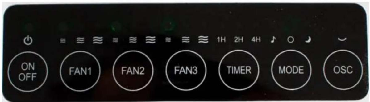 SUNTEC CoolBreeze 9500 TriVario Tv+ - Panel obsługi - 1