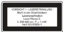 EINHELL TELD 60 - Obs! Laserstràle - 1