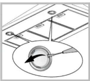 INDESIT IHP 64.5 C M IX - Sostituzione delle lampade - 1