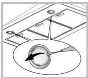 INDESIT IHP 6.5F C M IX - Remplacement des ampoules - 1