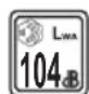 RYOBI One+ RY18BLXA - SYMBOLE UMIESZCZONE NA PRODUKCIE - 6