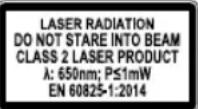 RYOBI RCS1600 - LASERSIKKERHED (RCS1600) - 2