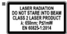 RYOBI RCS1600 - LASERIN TURVALLISUUSOHJEET (RCS1600) - 2
