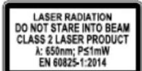 RYOBI RCS1600 - BEZPIECZENSTWO DOTYCZACE LASERA (RCS1600) - 2