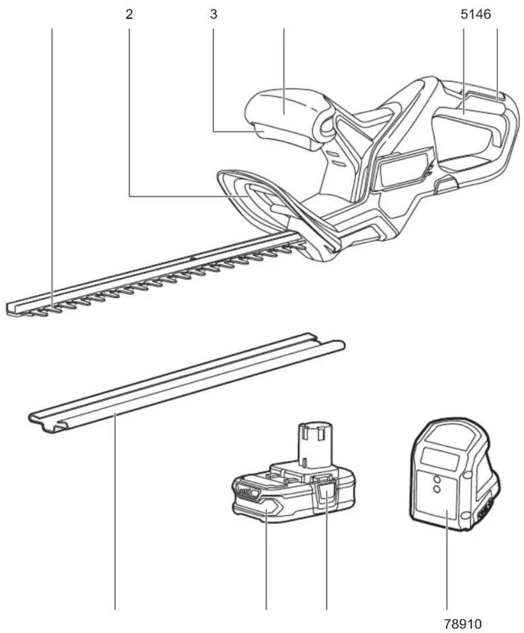 RYOBI One+ RY18HT40A - OBOZNÁMTE SA S VAŠÍM PRODUKTOM - 4