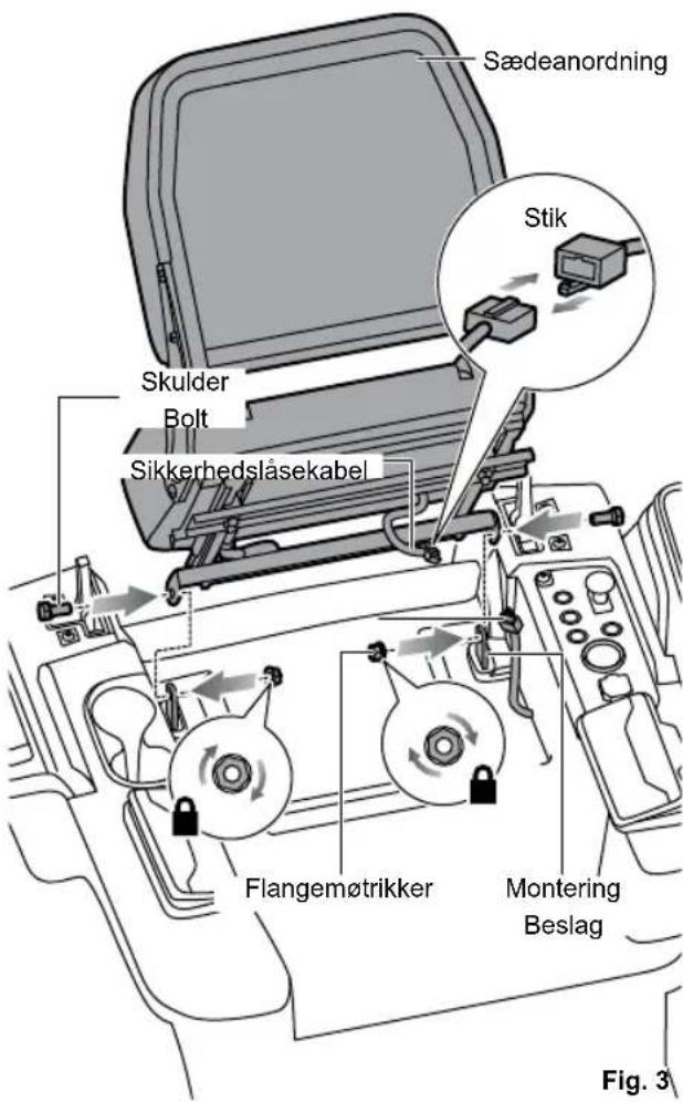 RYOBI ZTR480EX - INSTALLATION AF SAEDET - 1