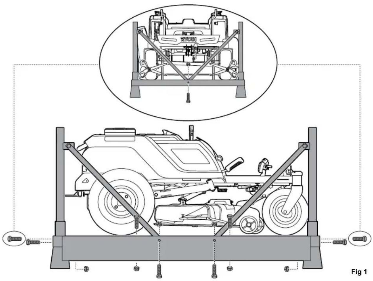 RYOBI ZTR480EX - WARNING - 1