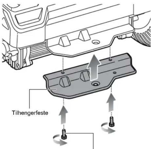 RYOBI ZTR480EX - INSTALLERING AV KOBLINGSPLATEN - 1