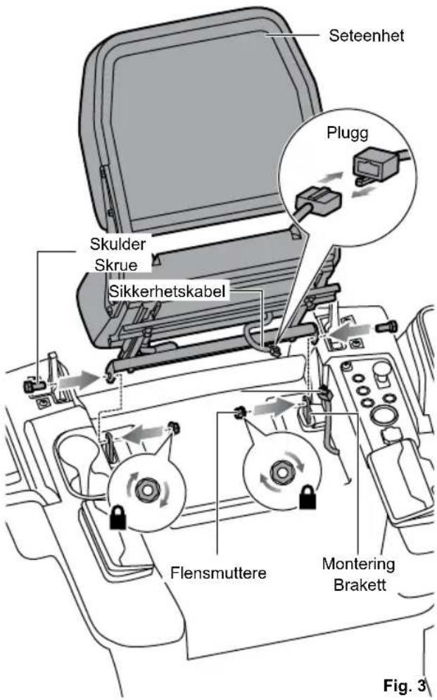 RYOBI ZTR480EX - MONTERING AV SETET - 1