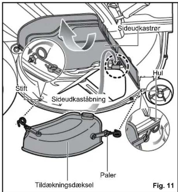 RYOBI ZTR480EX - INSTALLATION AF TILDAEKNINGSDAEKSLET - 1