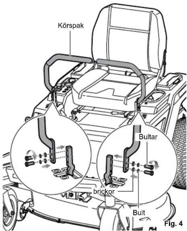 RYOBI ZTR480EX - MONTERING AV SÄTET - 2