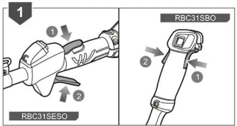 RYOBI RBC31SESO - BU KILAVUZDAKI SEMBOLLER - 57