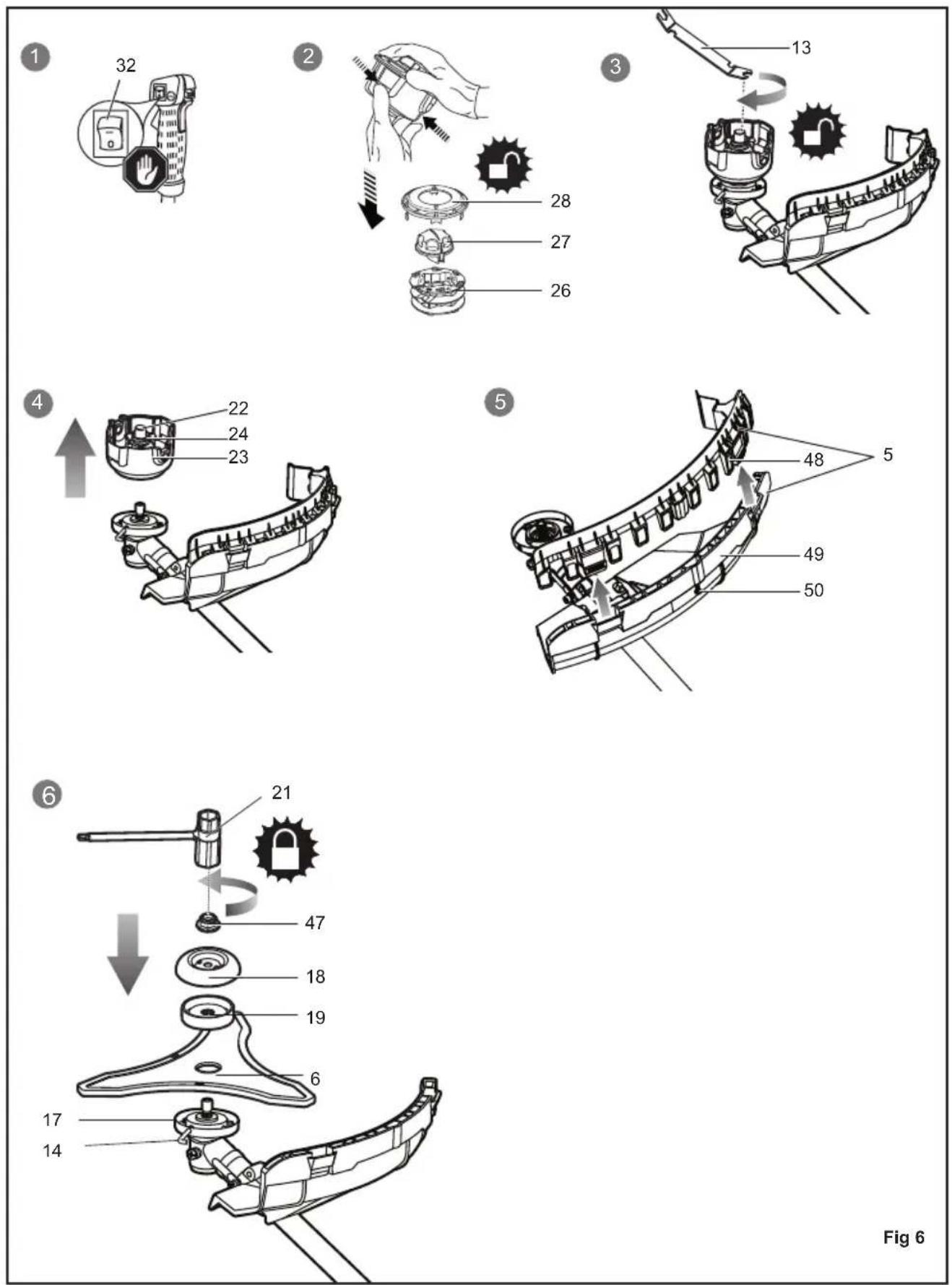 RYOBI RBC52FSBOS - 10