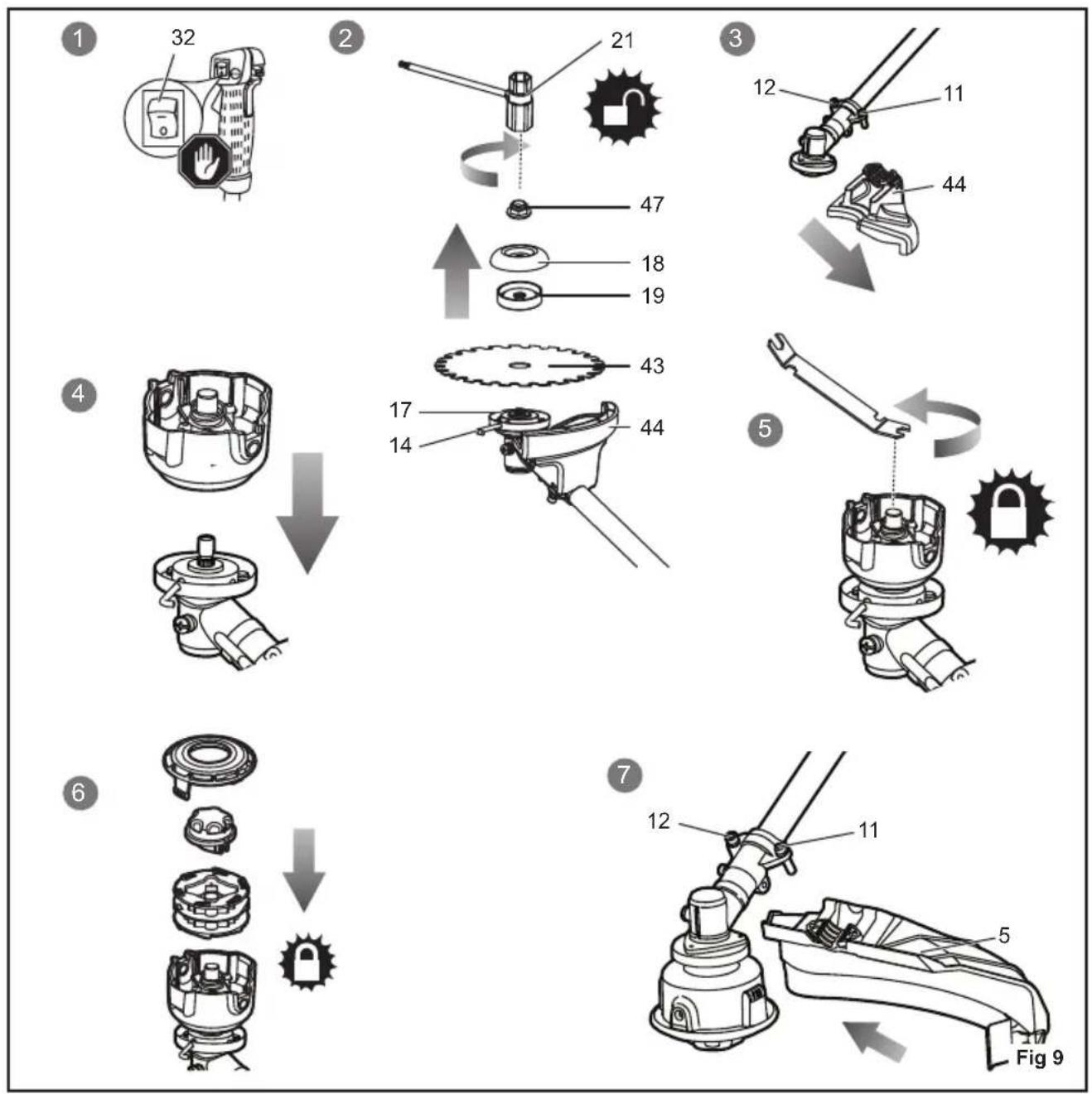 RYOBI RBC52FSBOS - 13