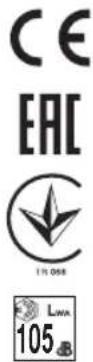 RYOBI RHT25X55R - SYMBOLS ON THE PRODUCT - 24