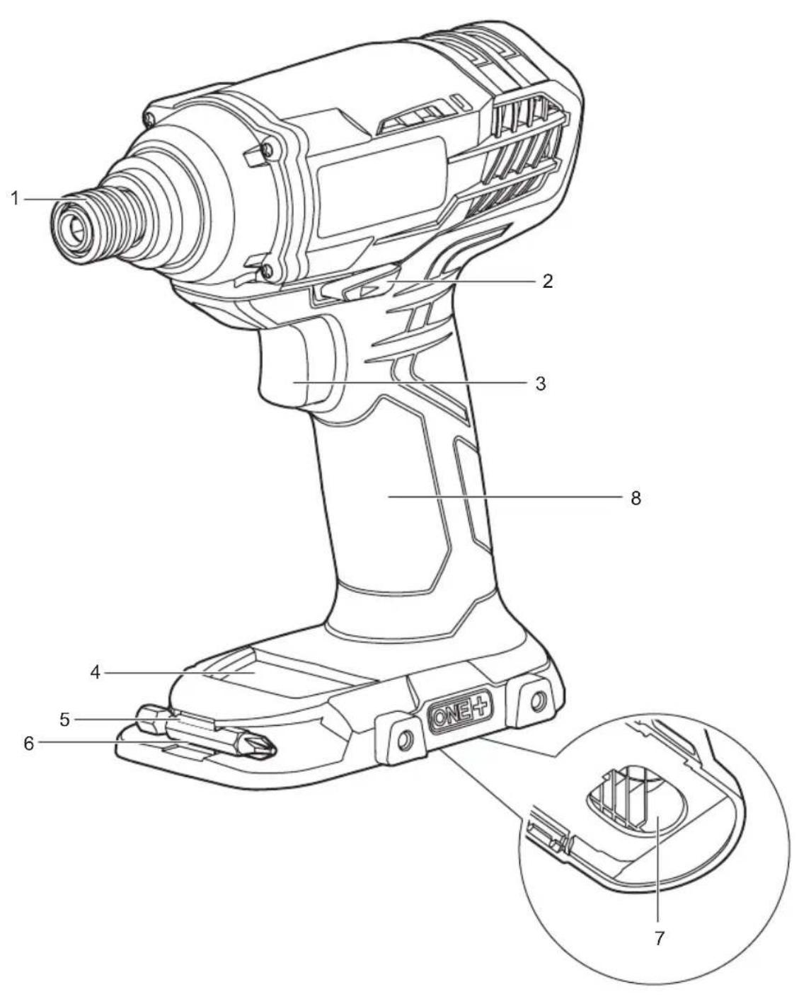 RYOBI One+ R18IDP - A IPOEIADONIOIHSH - 3