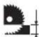 RYOBI One+ EMS190DCL - SYMBOLES APPLIQUÉS SUR LE PRODUIT - 15
