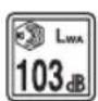 RYOBI Max Power RBL36JB - SZIMBÓLUMOK A TERMEKEN - 11
