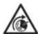 RYOBI One+ RY18EGA - SYMBOLS ON THE PRODUCT - 8