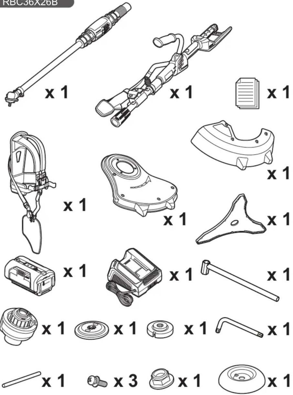 RYOBI Max Power RBC36B26B - УВАГА - 1