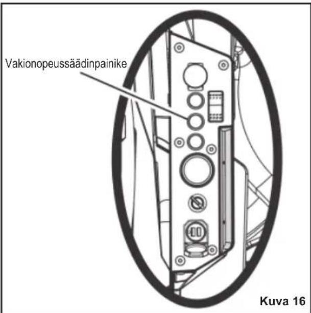 RYOBI RM480E - Vakionopeussäätimen vapautus: - 1